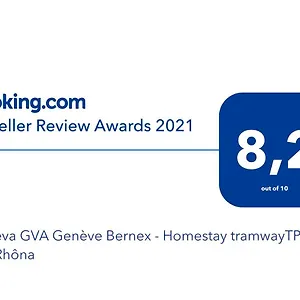  Séjour chez l'habitant Gva Bernex - Homestay Tramwaytpg14 - Viarhôna